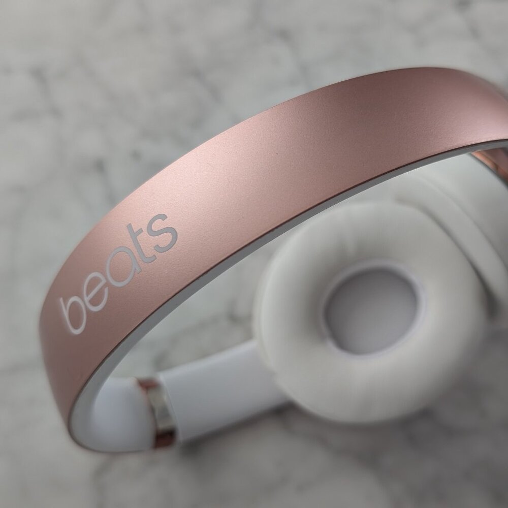 Beats by Dr. Dre - Beats Solo3 Wireless On-Ear Headphones - Rose Gold (Renewed)